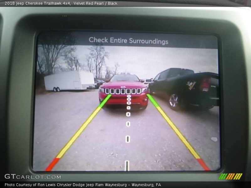 Velvet Red Pearl / Black 2018 Jeep Cherokee Trailhawk 4x4