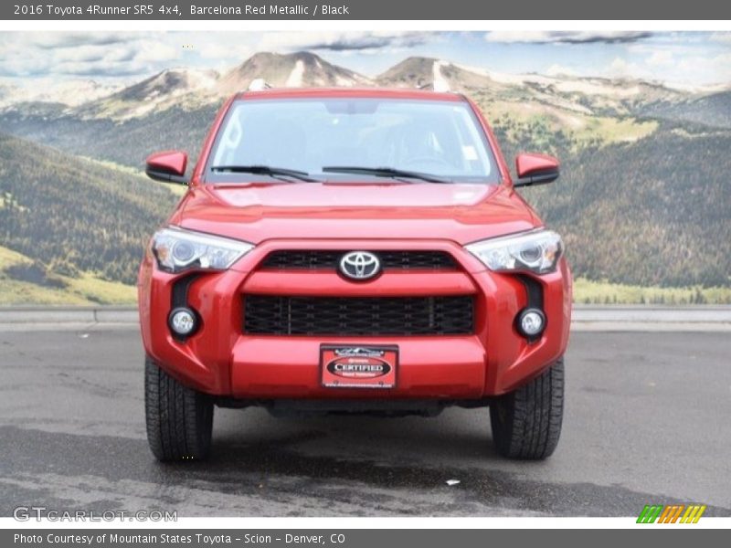 Barcelona Red Metallic / Black 2016 Toyota 4Runner SR5 4x4