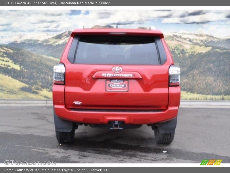 Barcelona Red Metallic / Black 2016 Toyota 4Runner SR5 4x4