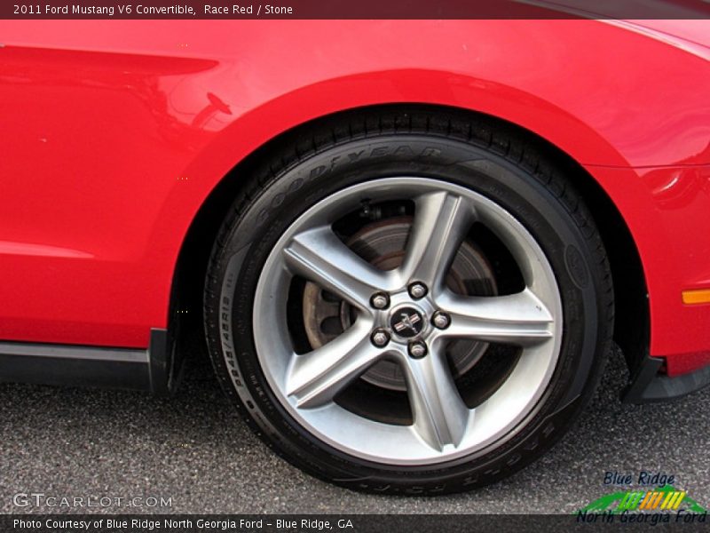 Race Red / Stone 2011 Ford Mustang V6 Convertible
