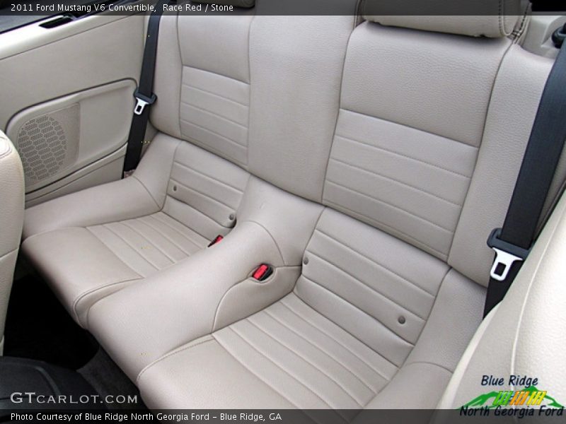 Race Red / Stone 2011 Ford Mustang V6 Convertible