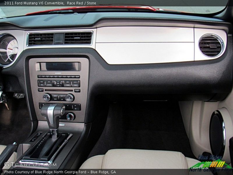 Race Red / Stone 2011 Ford Mustang V6 Convertible
