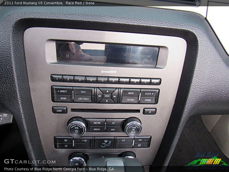 Race Red / Stone 2011 Ford Mustang V6 Convertible