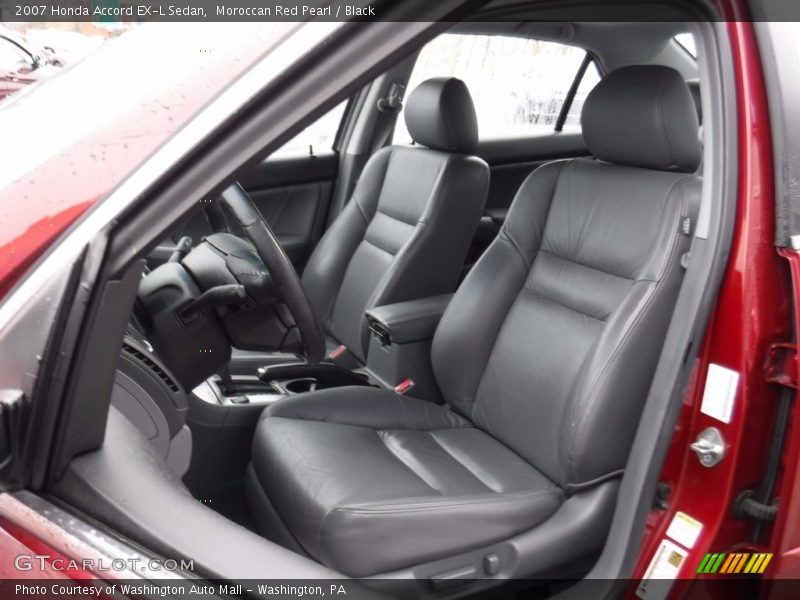 Moroccan Red Pearl / Black 2007 Honda Accord EX-L Sedan