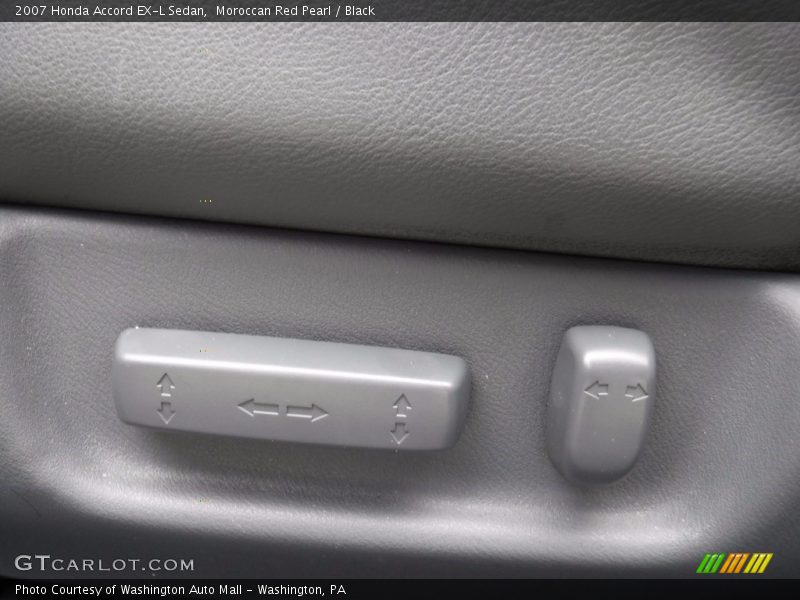 Moroccan Red Pearl / Black 2007 Honda Accord EX-L Sedan