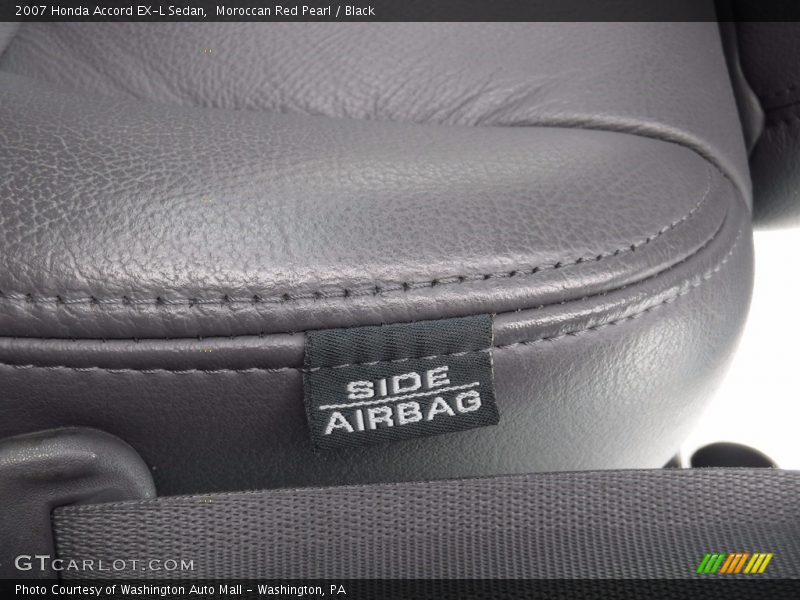 Moroccan Red Pearl / Black 2007 Honda Accord EX-L Sedan