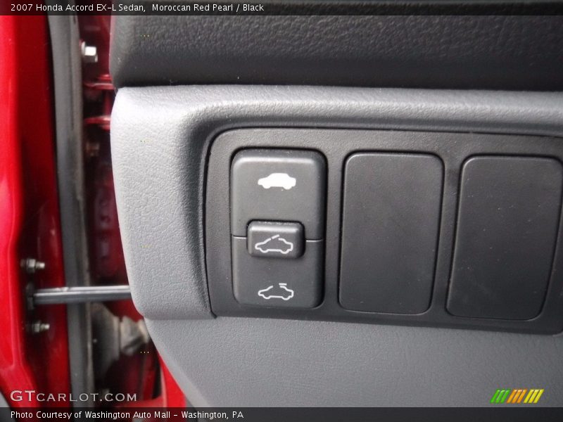 Moroccan Red Pearl / Black 2007 Honda Accord EX-L Sedan