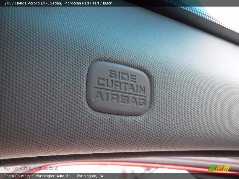 Moroccan Red Pearl / Black 2007 Honda Accord EX-L Sedan