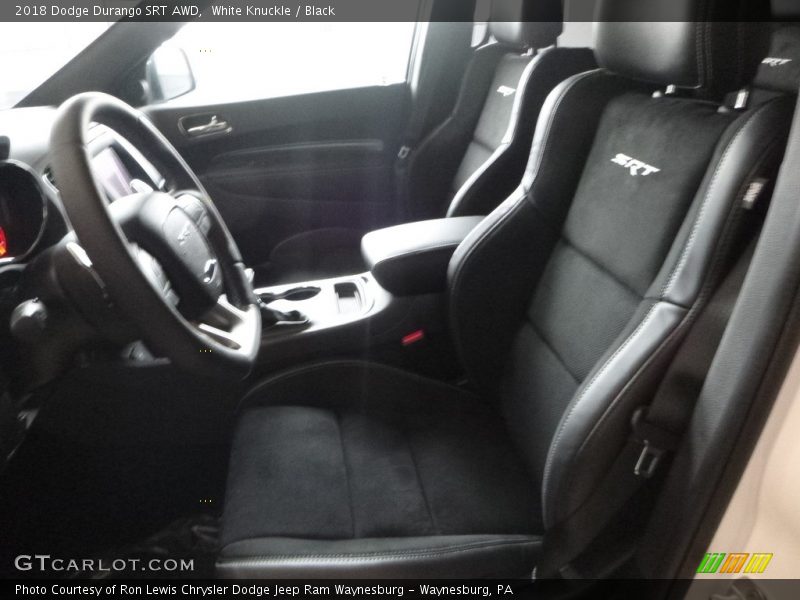 Front Seat of 2018 Durango SRT AWD