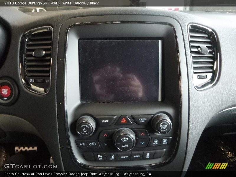 Controls of 2018 Durango SRT AWD