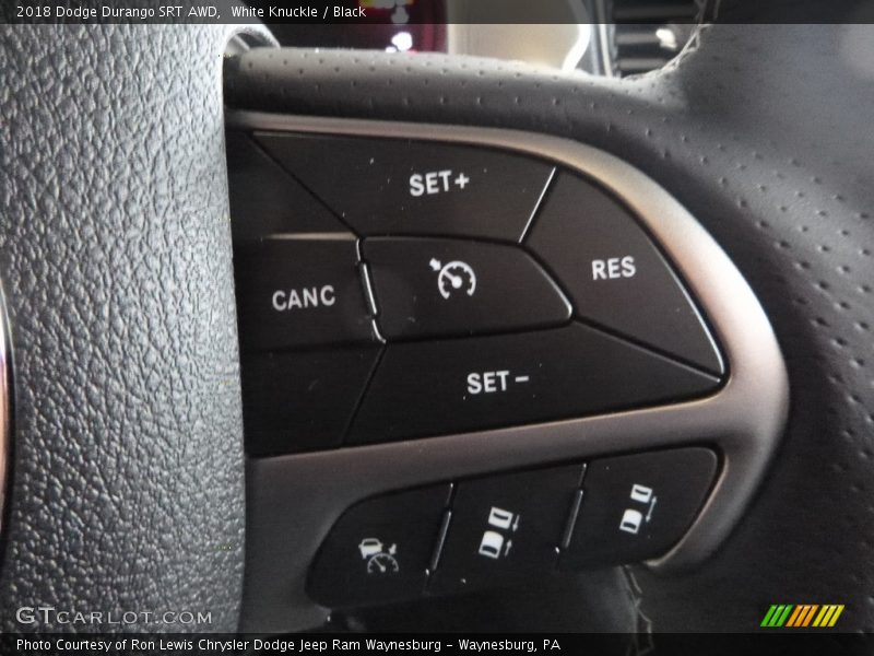 Controls of 2018 Durango SRT AWD