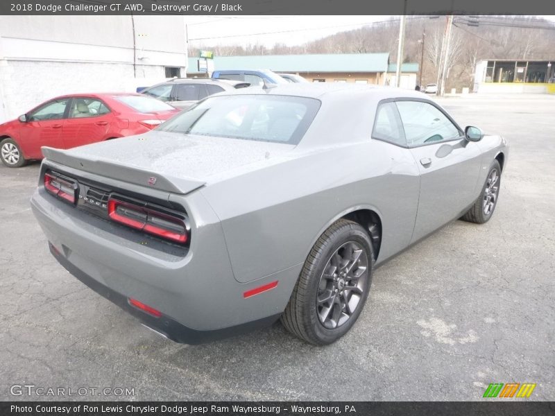 Destroyer Gray / Black 2018 Dodge Challenger GT AWD