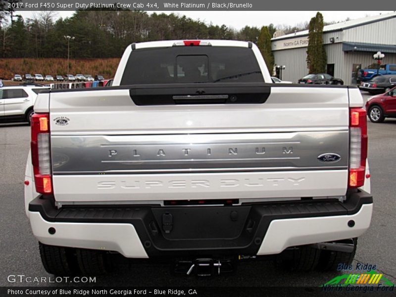 White Platinum / Black/Brunello 2017 Ford F450 Super Duty Platinum Crew Cab 4x4
