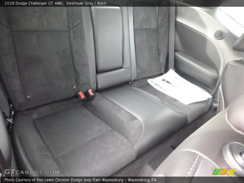 Rear Seat of 2018 Challenger GT AWD