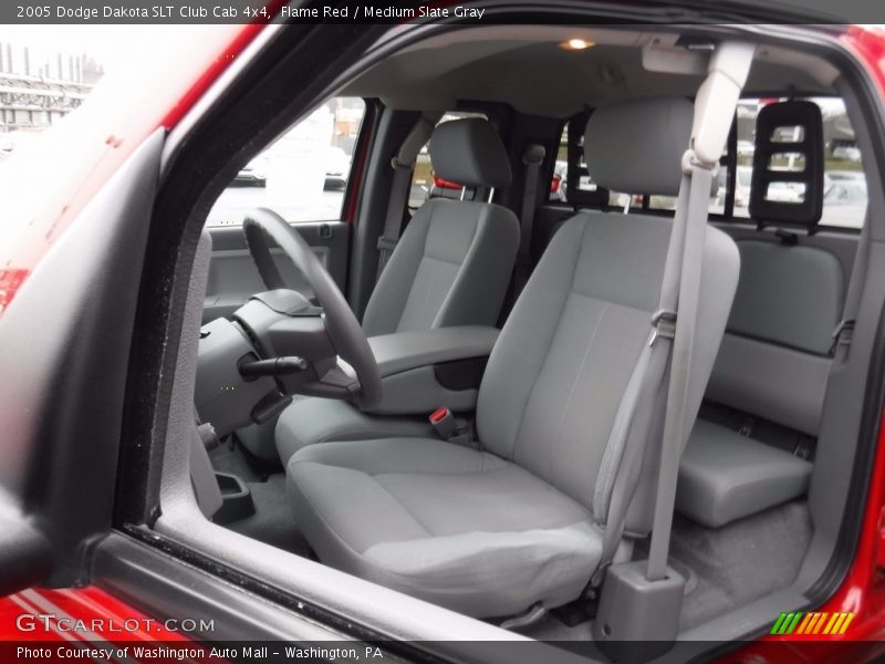 Flame Red / Medium Slate Gray 2005 Dodge Dakota SLT Club Cab 4x4