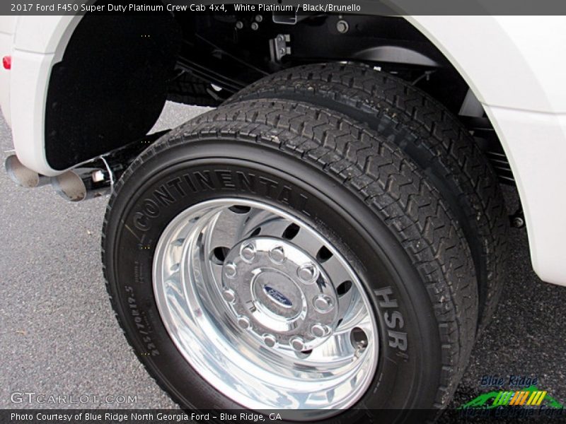 White Platinum / Black/Brunello 2017 Ford F450 Super Duty Platinum Crew Cab 4x4