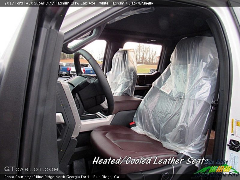 White Platinum / Black/Brunello 2017 Ford F450 Super Duty Platinum Crew Cab 4x4