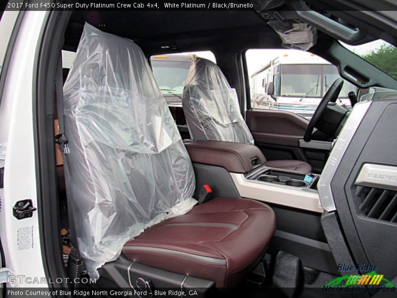 White Platinum / Black/Brunello 2017 Ford F450 Super Duty Platinum Crew Cab 4x4