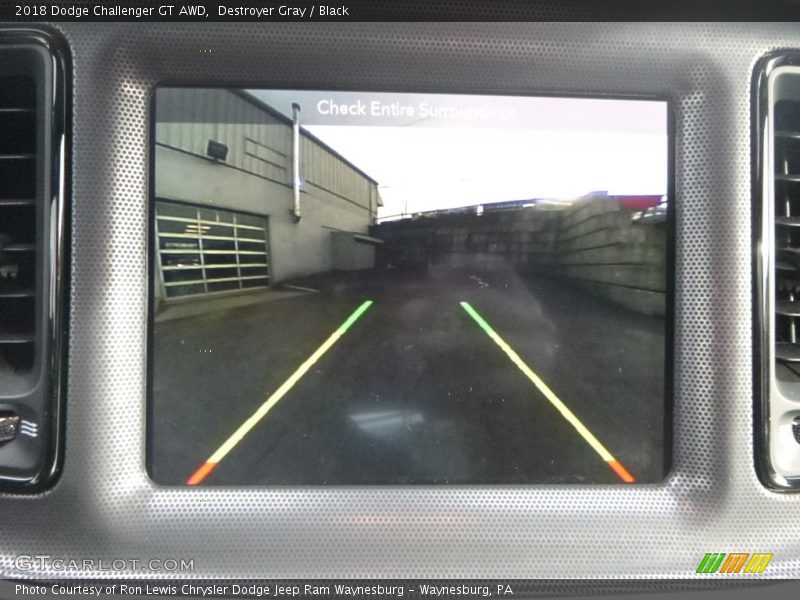 Destroyer Gray / Black 2018 Dodge Challenger GT AWD