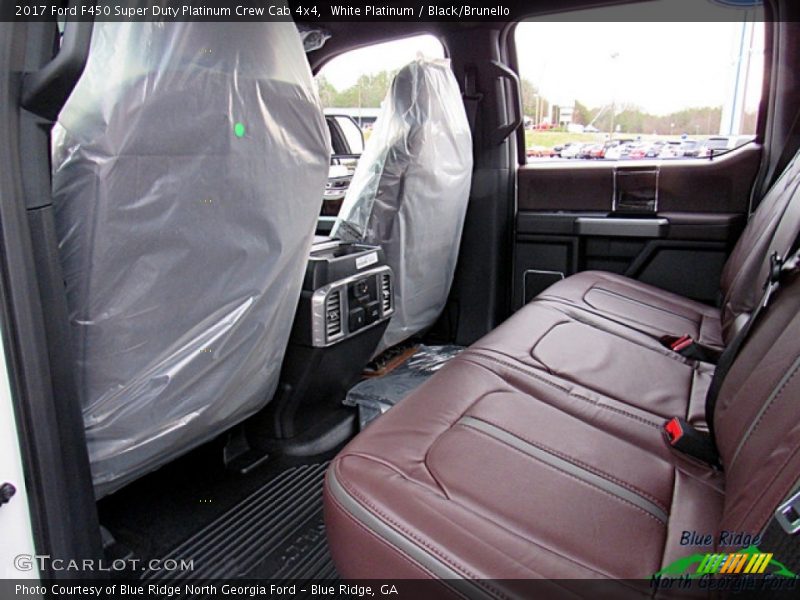 White Platinum / Black/Brunello 2017 Ford F450 Super Duty Platinum Crew Cab 4x4