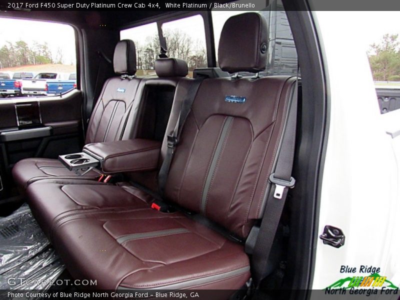 White Platinum / Black/Brunello 2017 Ford F450 Super Duty Platinum Crew Cab 4x4