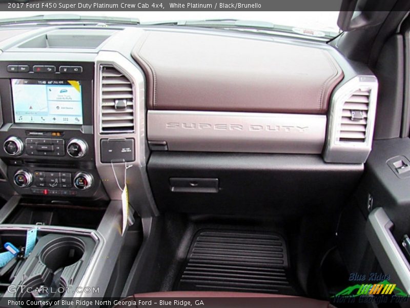 White Platinum / Black/Brunello 2017 Ford F450 Super Duty Platinum Crew Cab 4x4