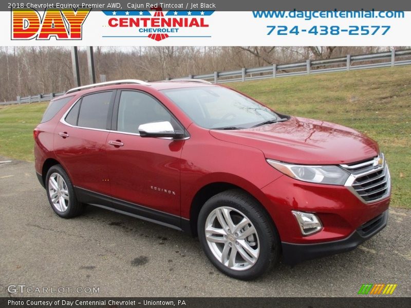 Cajun Red Tintcoat / Jet Black 2018 Chevrolet Equinox Premier AWD