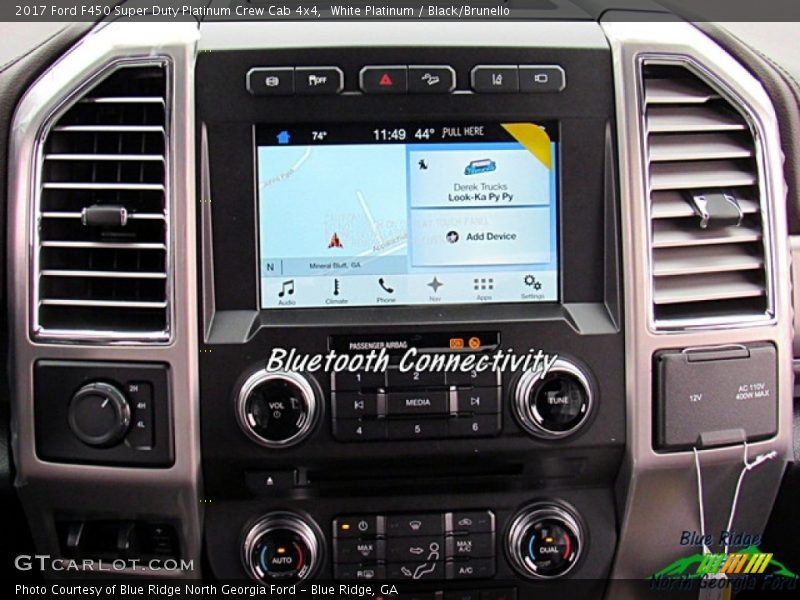 White Platinum / Black/Brunello 2017 Ford F450 Super Duty Platinum Crew Cab 4x4
