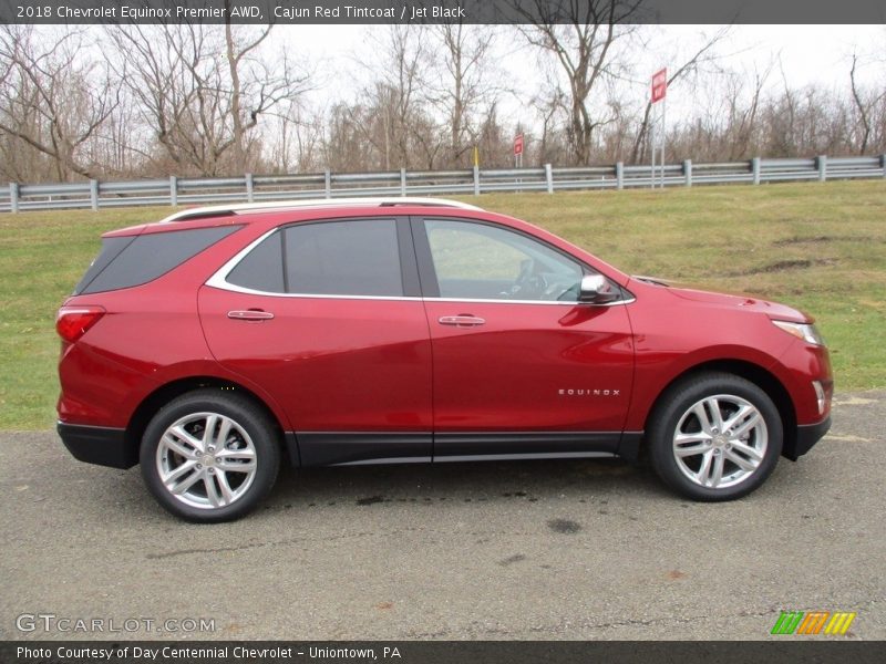 Cajun Red Tintcoat / Jet Black 2018 Chevrolet Equinox Premier AWD