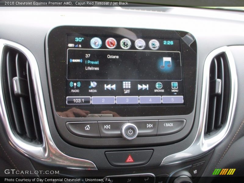 Cajun Red Tintcoat / Jet Black 2018 Chevrolet Equinox Premier AWD