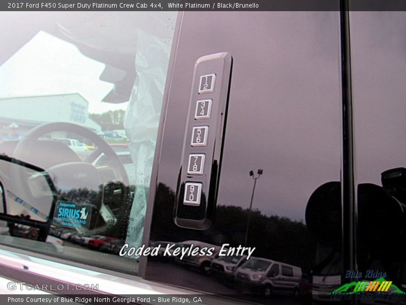 White Platinum / Black/Brunello 2017 Ford F450 Super Duty Platinum Crew Cab 4x4