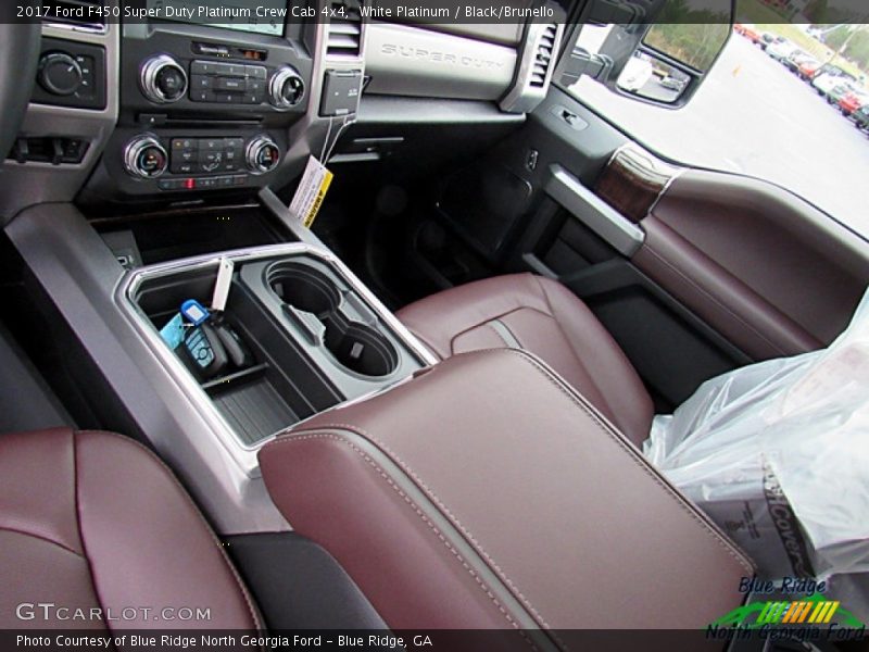 White Platinum / Black/Brunello 2017 Ford F450 Super Duty Platinum Crew Cab 4x4