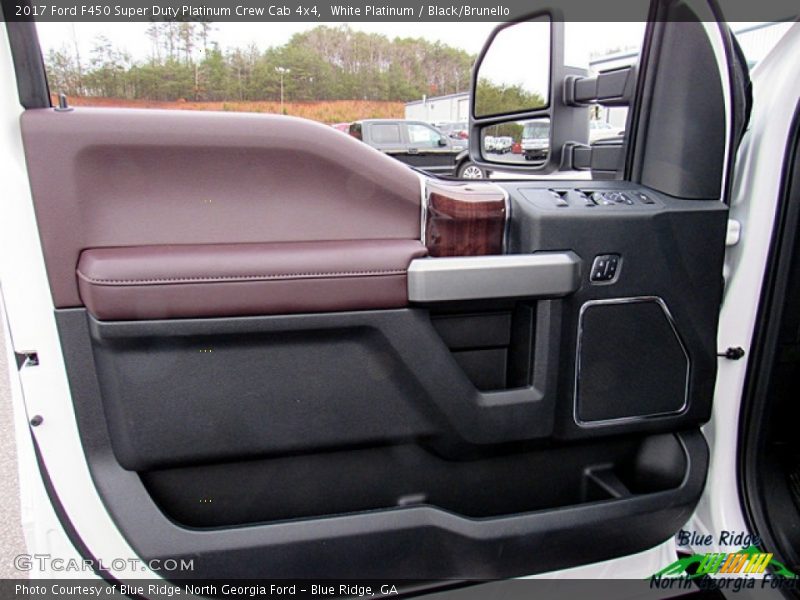 White Platinum / Black/Brunello 2017 Ford F450 Super Duty Platinum Crew Cab 4x4
