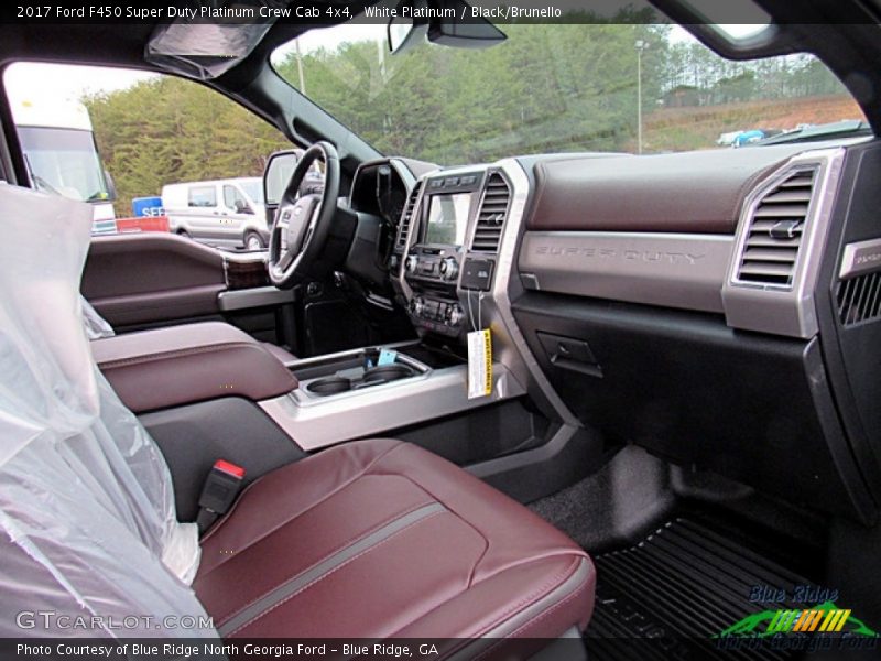White Platinum / Black/Brunello 2017 Ford F450 Super Duty Platinum Crew Cab 4x4
