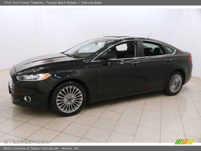 Tuxedo Black Metallic / Charcoal Black 2015 Ford Fusion Titanium