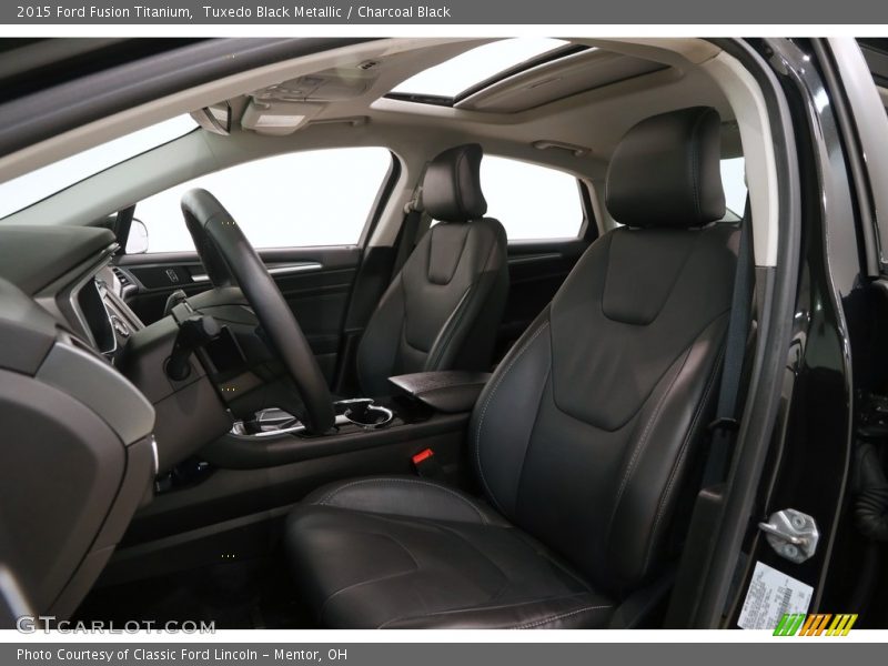 Tuxedo Black Metallic / Charcoal Black 2015 Ford Fusion Titanium