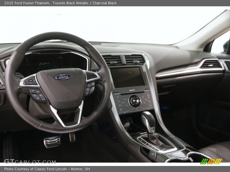 Tuxedo Black Metallic / Charcoal Black 2015 Ford Fusion Titanium