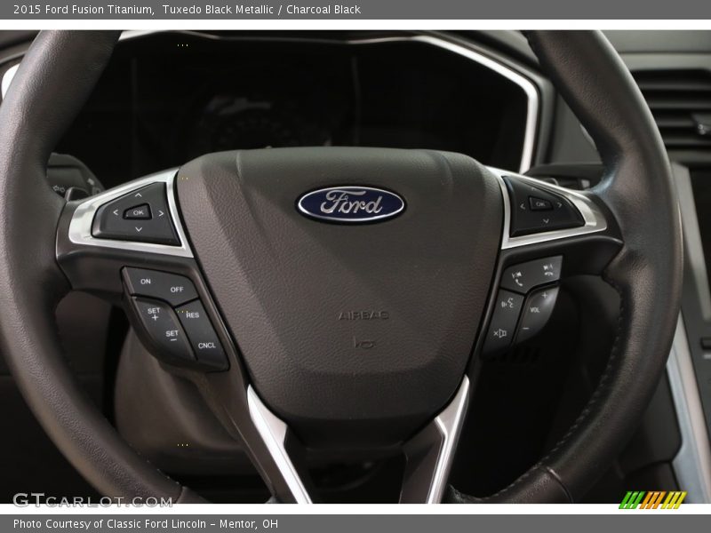 Tuxedo Black Metallic / Charcoal Black 2015 Ford Fusion Titanium