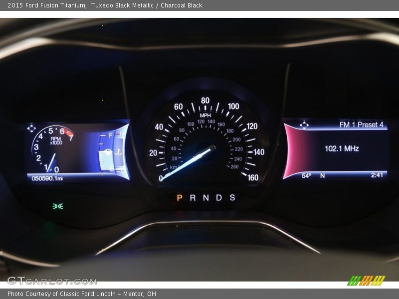Tuxedo Black Metallic / Charcoal Black 2015 Ford Fusion Titanium