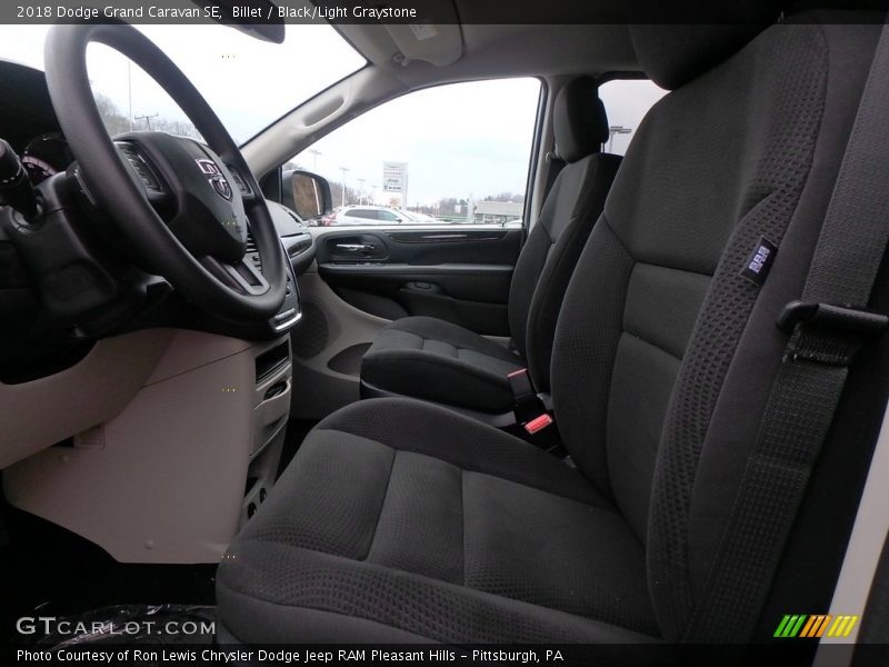 Billet / Black/Light Graystone 2018 Dodge Grand Caravan SE