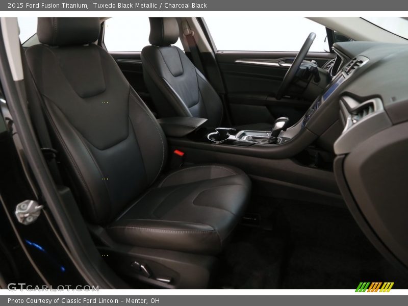 Tuxedo Black Metallic / Charcoal Black 2015 Ford Fusion Titanium