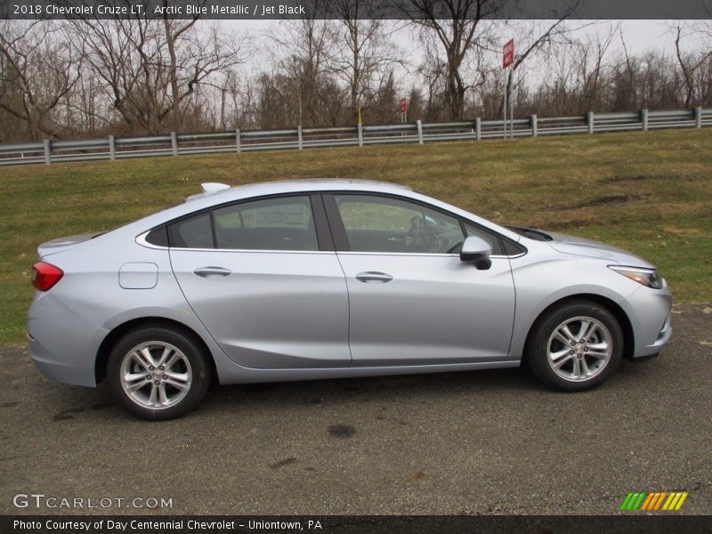 Arctic Blue Metallic / Jet Black 2018 Chevrolet Cruze LT