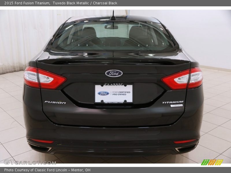 Tuxedo Black Metallic / Charcoal Black 2015 Ford Fusion Titanium