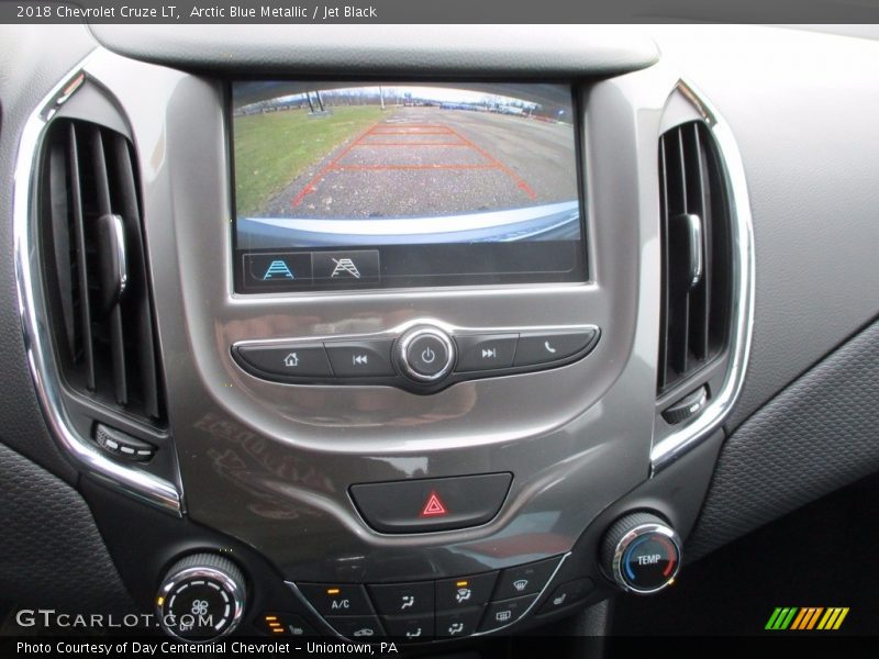 Arctic Blue Metallic / Jet Black 2018 Chevrolet Cruze LT