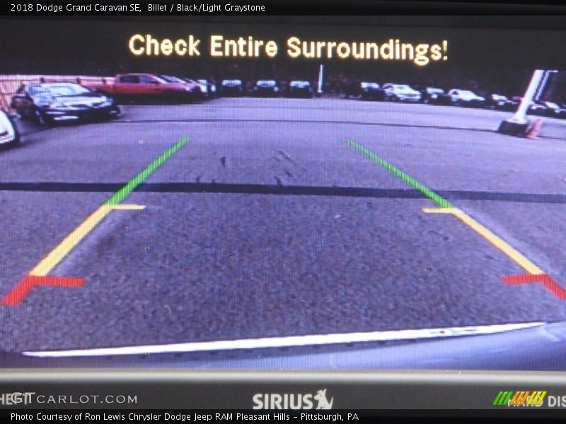 Billet / Black/Light Graystone 2018 Dodge Grand Caravan SE