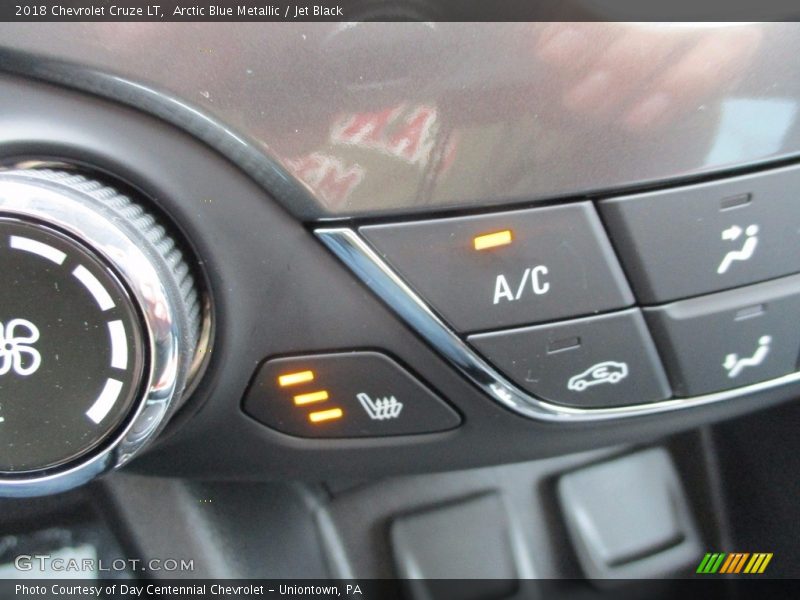 Arctic Blue Metallic / Jet Black 2018 Chevrolet Cruze LT