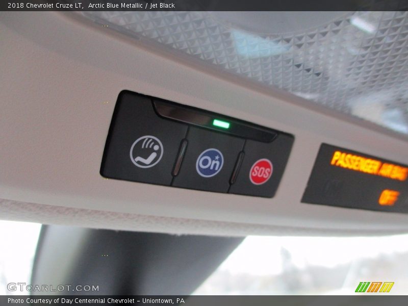 Arctic Blue Metallic / Jet Black 2018 Chevrolet Cruze LT