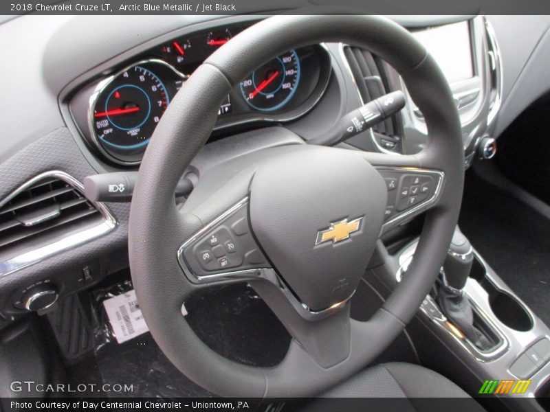 Arctic Blue Metallic / Jet Black 2018 Chevrolet Cruze LT