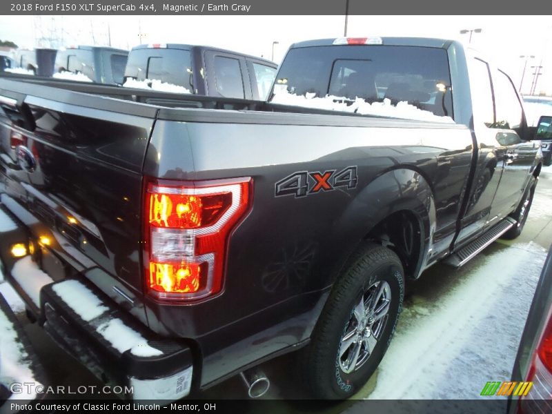 Magnetic / Earth Gray 2018 Ford F150 XLT SuperCab 4x4