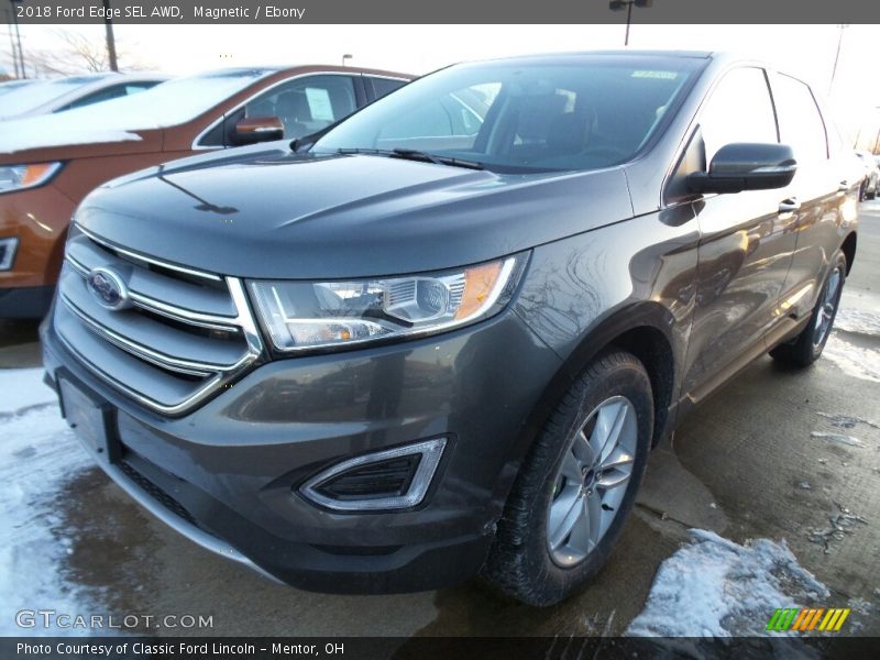 Magnetic / Ebony 2018 Ford Edge SEL AWD